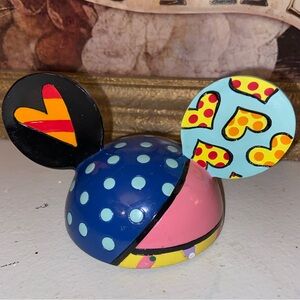 Britto Disney collectable ceramic whimsical ears figurine